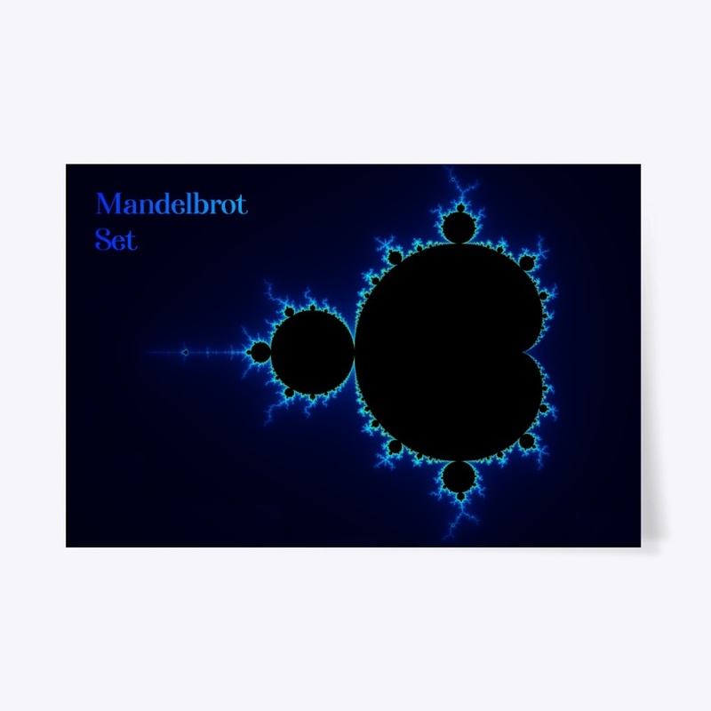 Mandelbrot Fractal Blue Color Coding