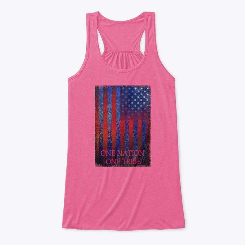 One Nation One Tribe American Flag 