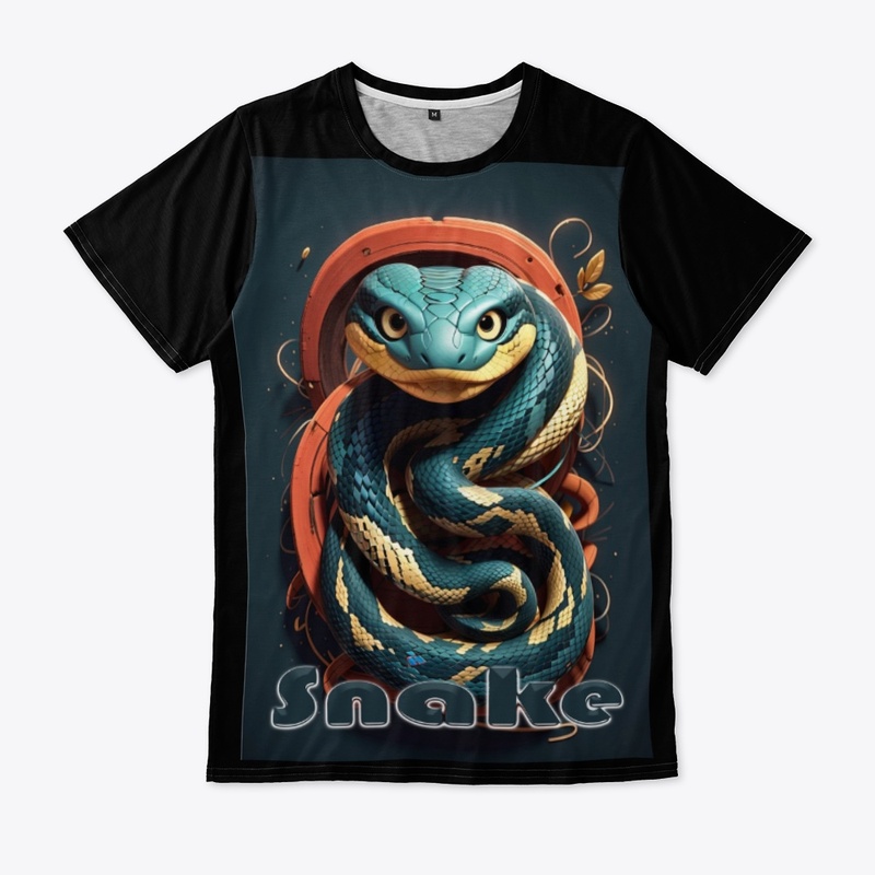 T-shirt design Snake 