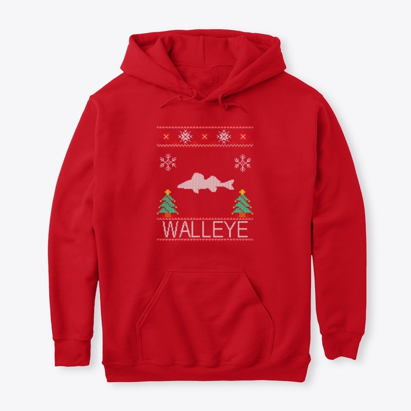walleye Christmas shirt