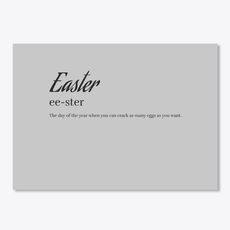 Easter description sticker 