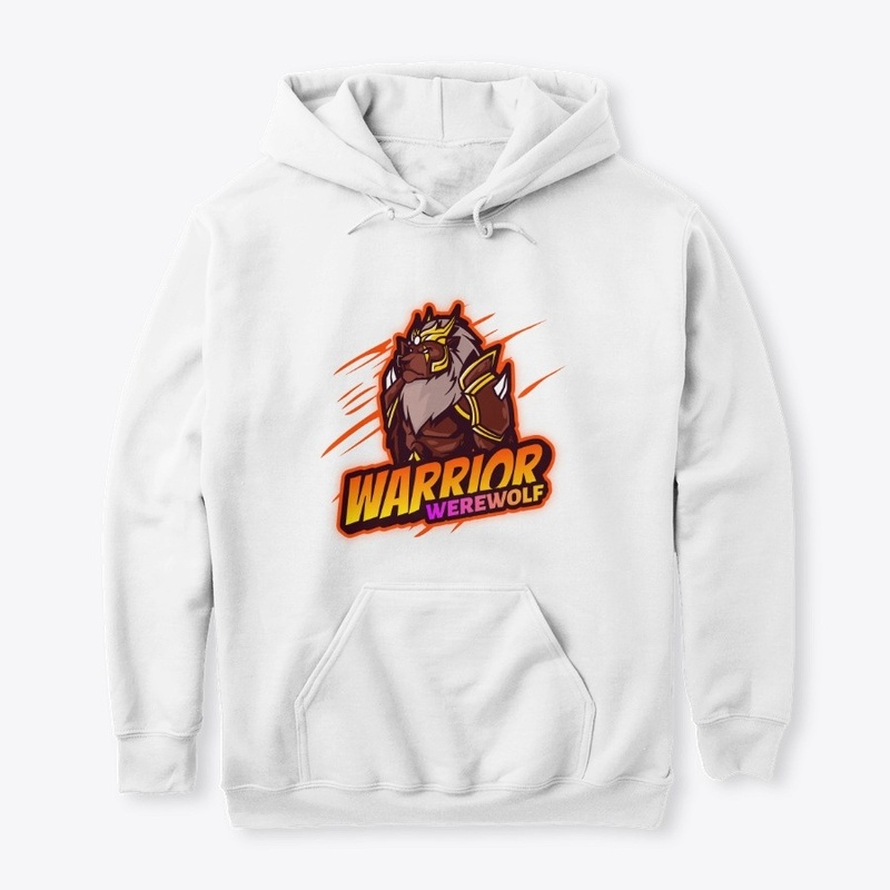 Cartoon logo design: warrior werewolf