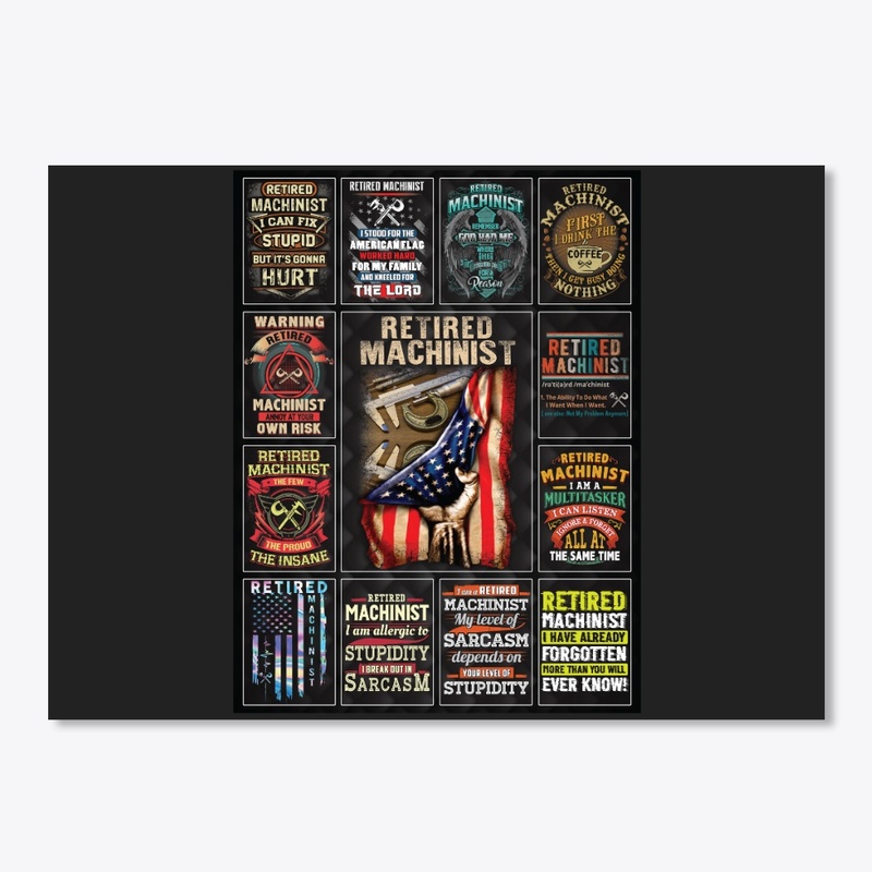 Retired Machinist Collage