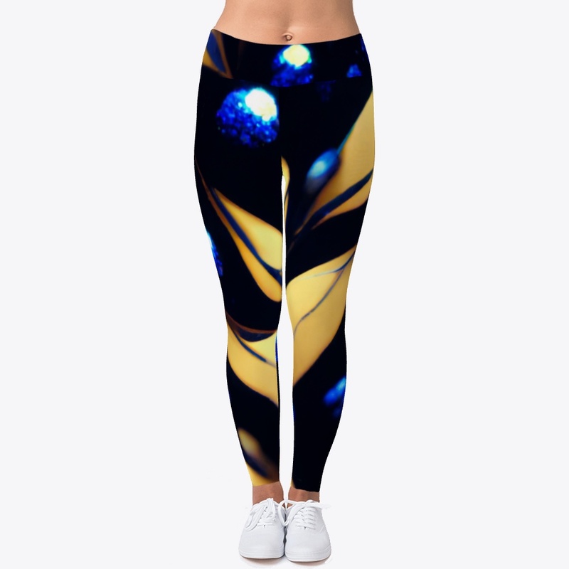 Gold and blue