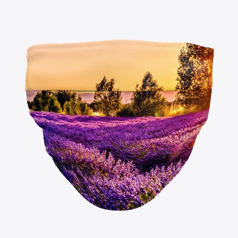 Lavender Field Face Mask