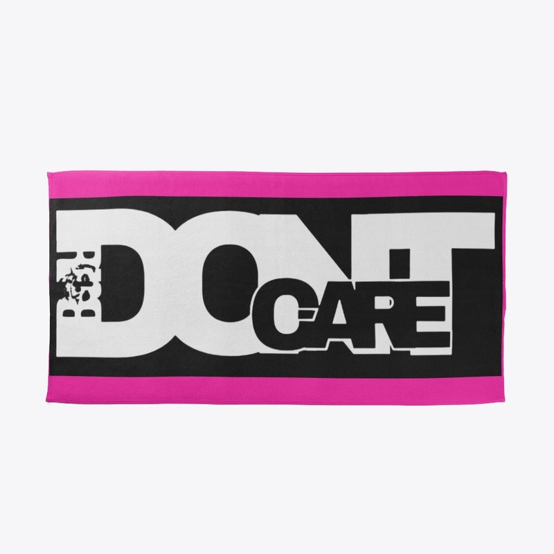 Don't care beach towel (rpb original)