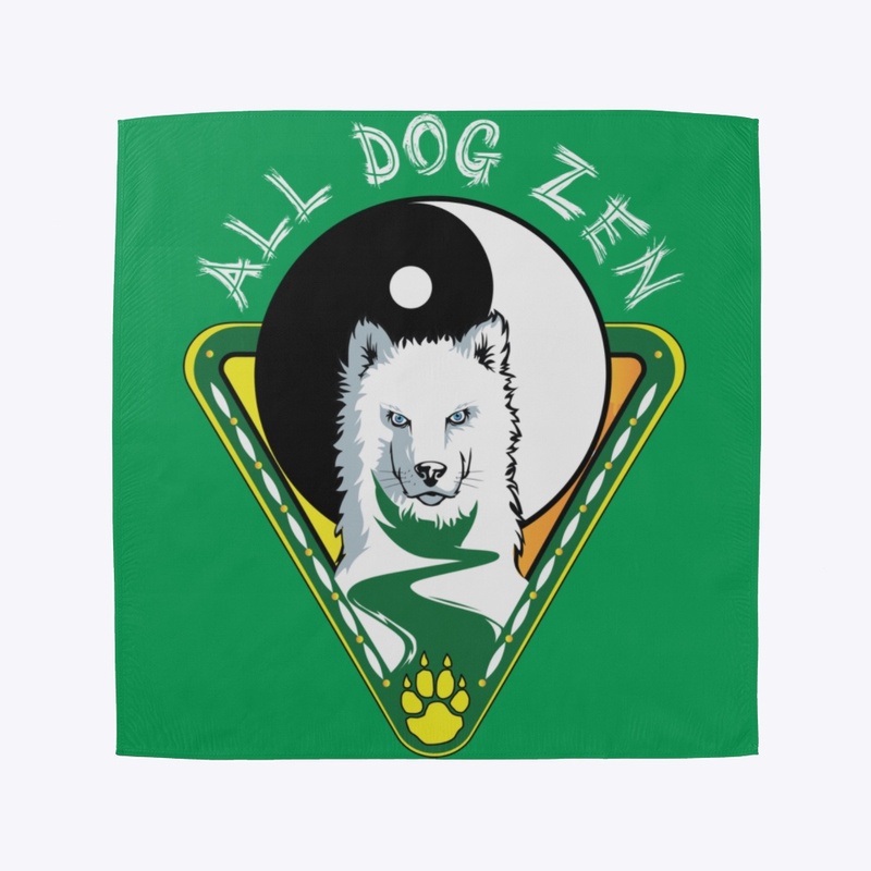 All Dog Zen Accessories, White Text