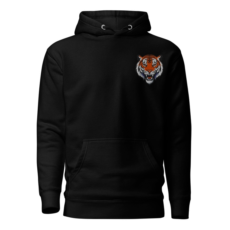 Bold Tiger Embroidered