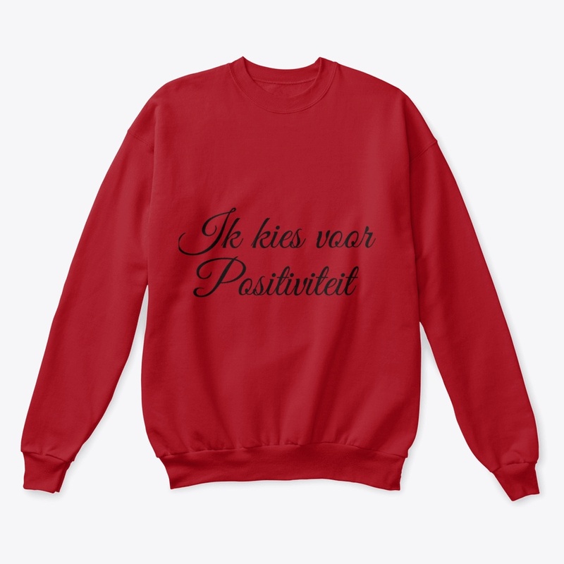 Damesshirt Ik kies voor positiviteit