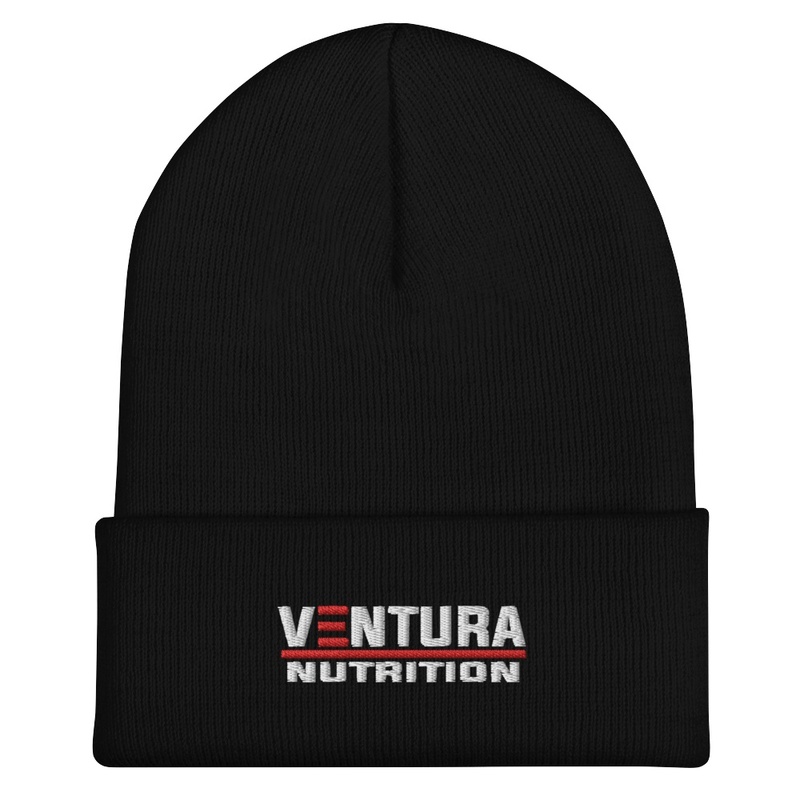 Ventura Nutrition White Logo Beanie
