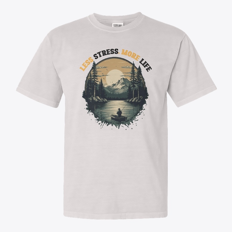 Nature typography t-shirt design