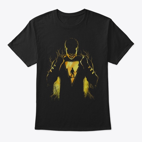 Shazam Movie Whats Inside Longsleeve T S Black T-Shirt Front