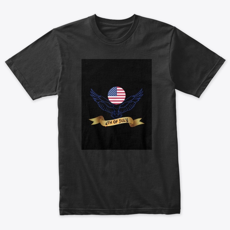 Best Black 4th of july USA  Tshirt