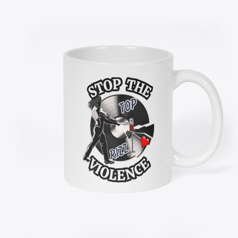 TOP RIZZ LOGO - STOP THE VIOLENCE 