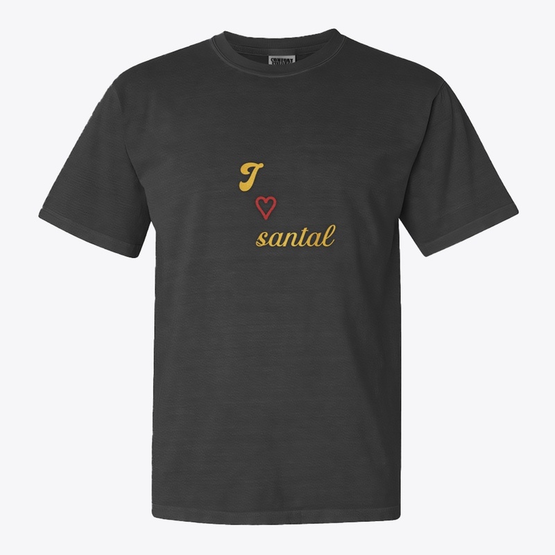 'I love santal' new stylish shirt 