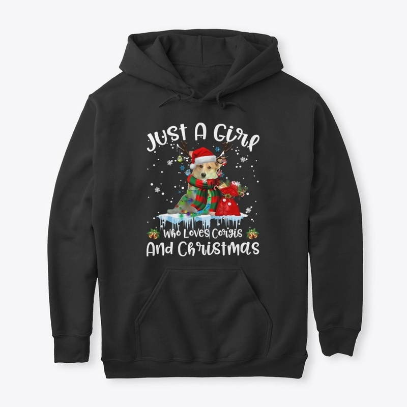 Just A Girl Who Loves Corgi And Christma