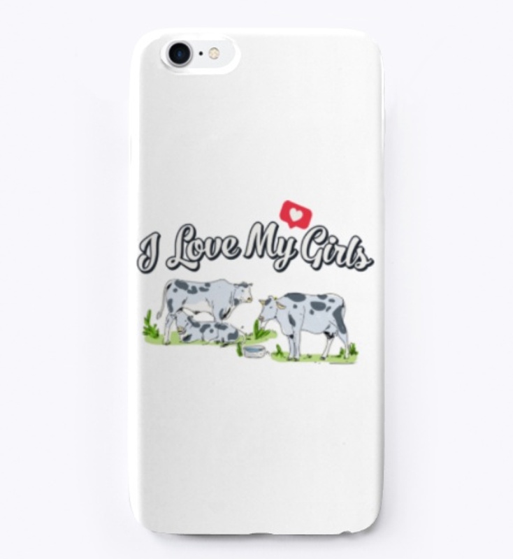 I Love My Girls Cow Farmer Gift