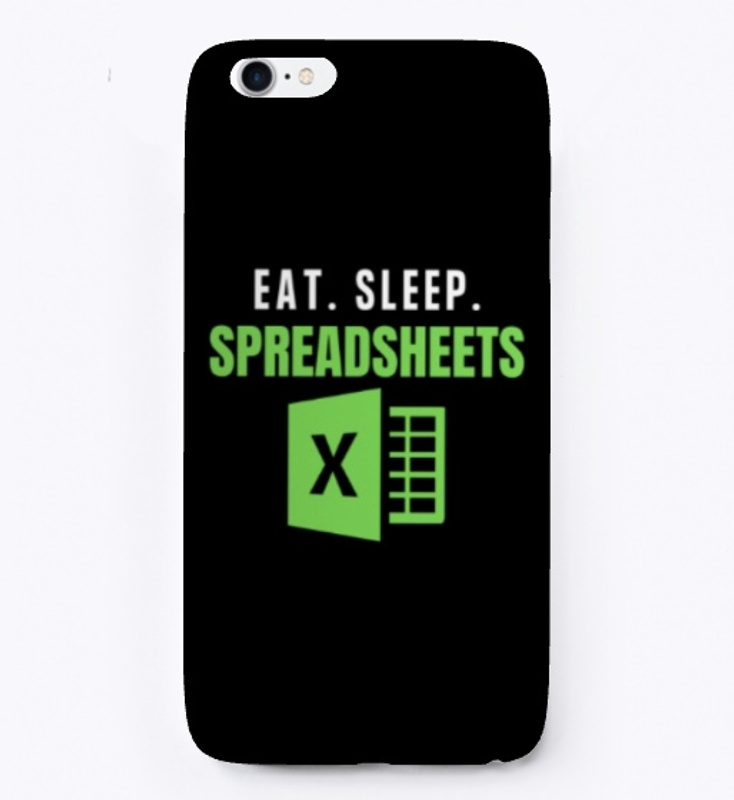 Eat sleep spreadsheets