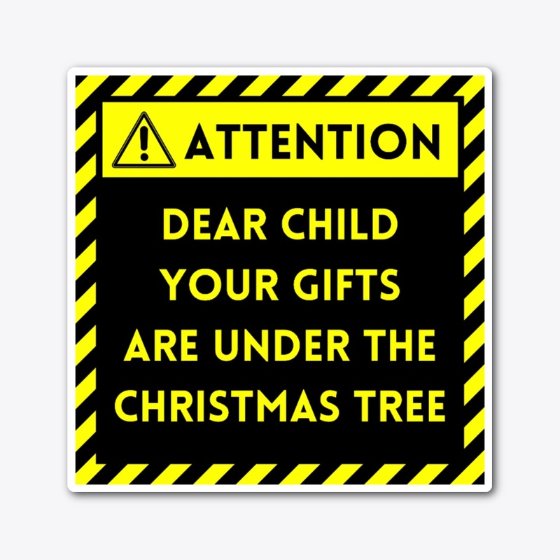Santa Gift Message Sticker