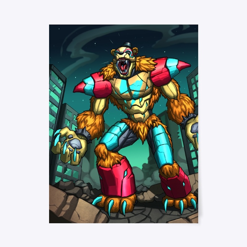 Grizzly Glam POSTER