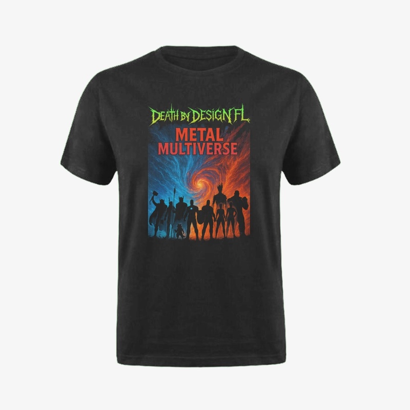 Metal Multiverse Red and Blue Tshirt