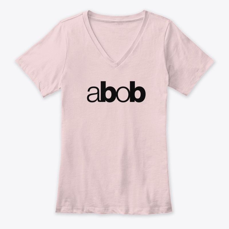 Women's V-neck Tees - abob (big)