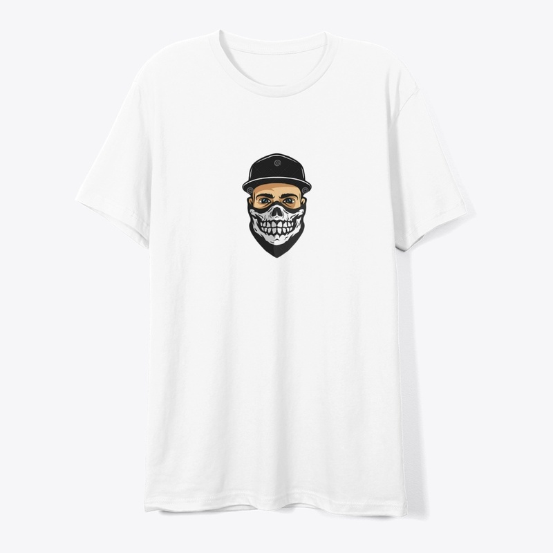 Skeleton mask boy t-shirt