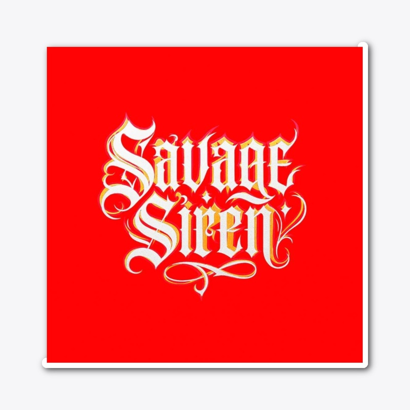 Red Savage Siren Logo