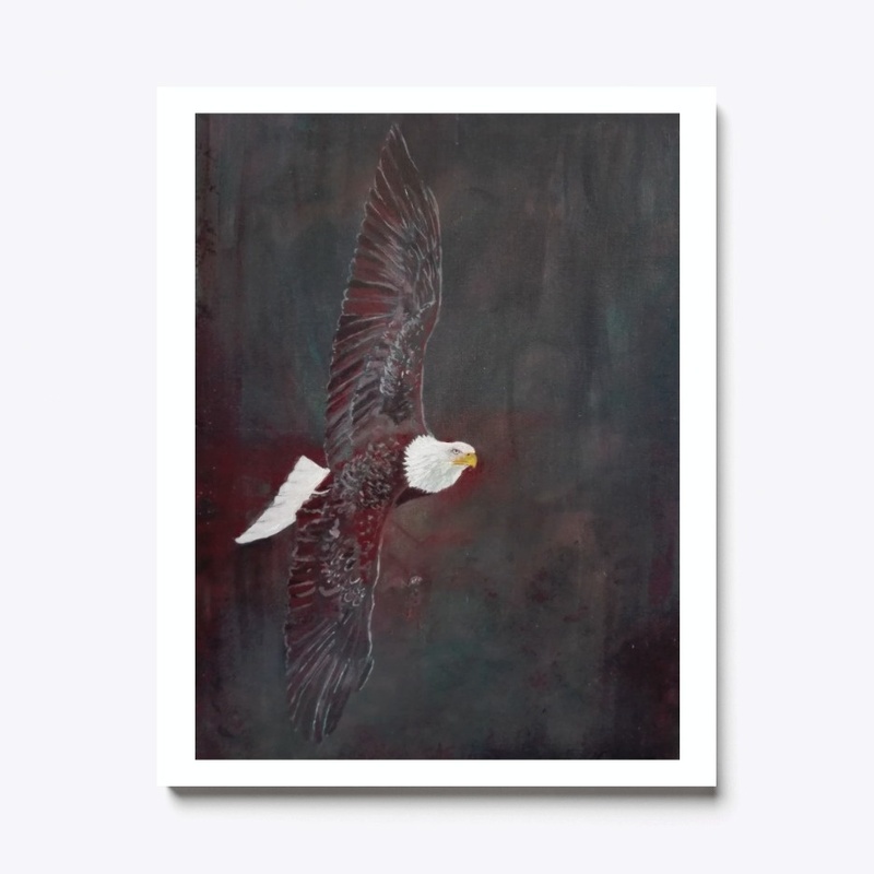 Soaring Focused Eagle
