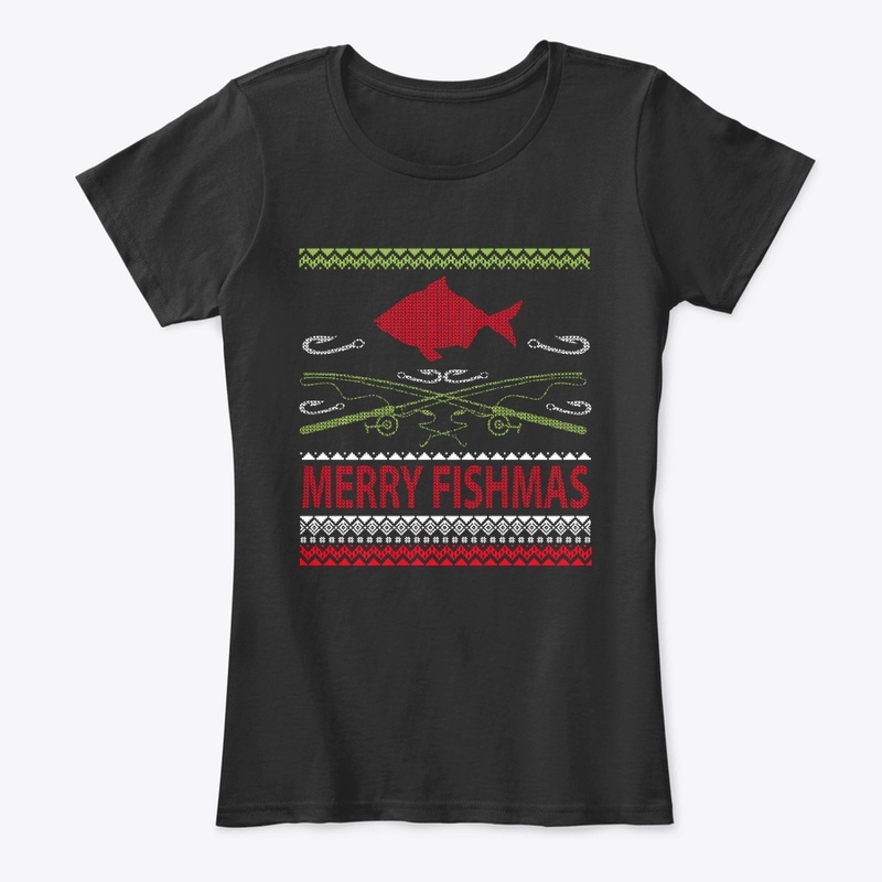 Ugly FISHING Christmas Bass Fish Apparel