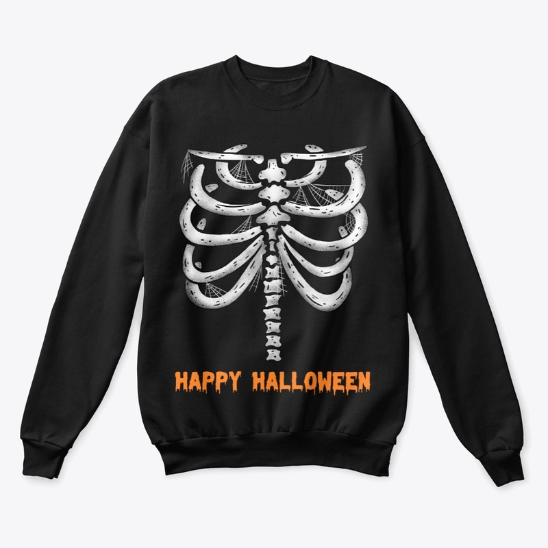 Happy Halloween Ribcage 