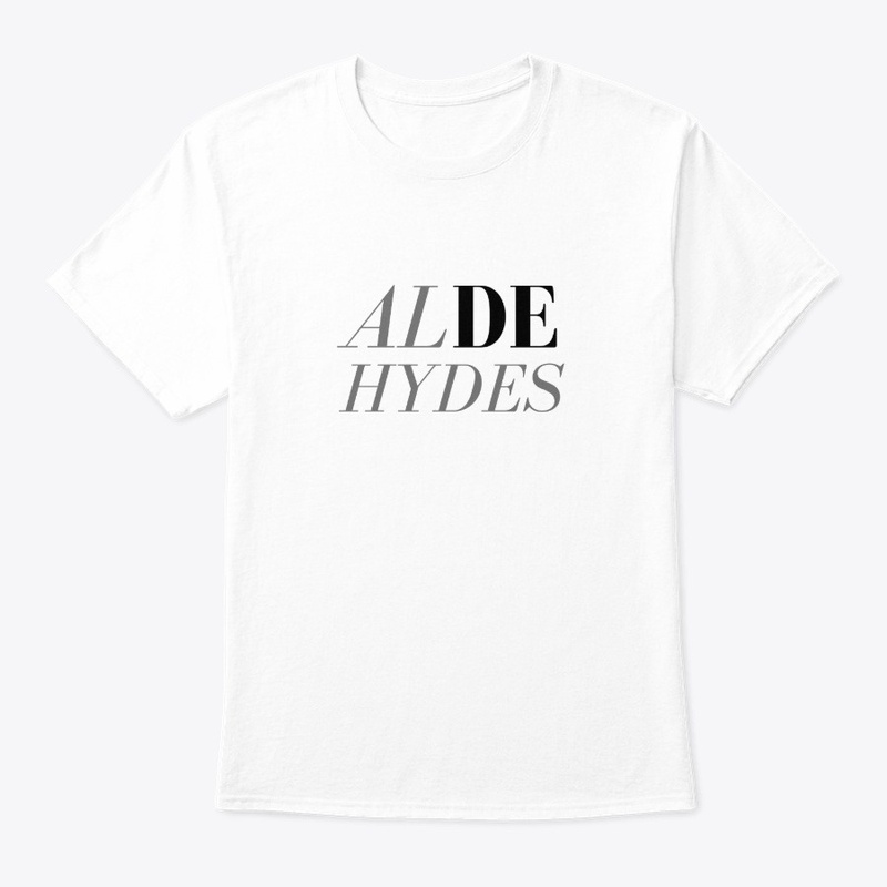 Aldehydes T-Shirt (Black Text)