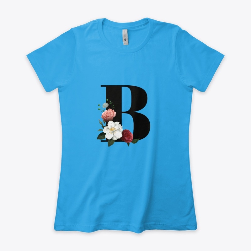 Floral Letter B