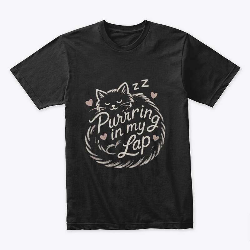Purring in My Lap Cozy Cat Gift 