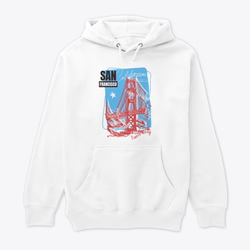Stylish San Francisco Graphic Streetwear