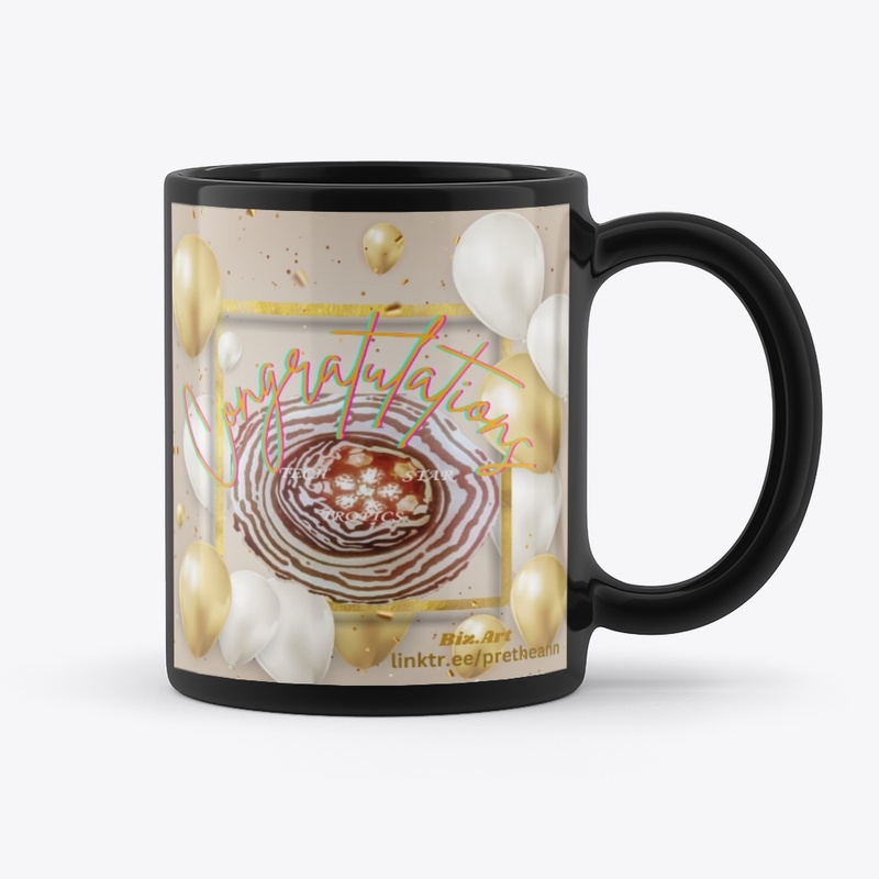 Tech Star Tropics Congrats Black Mug 2