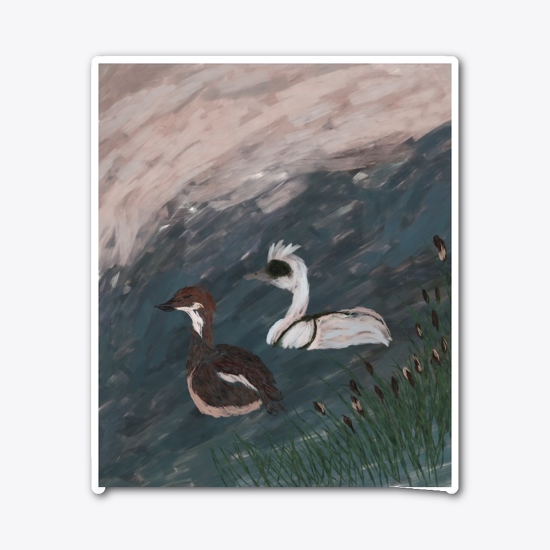 Pair of Smew