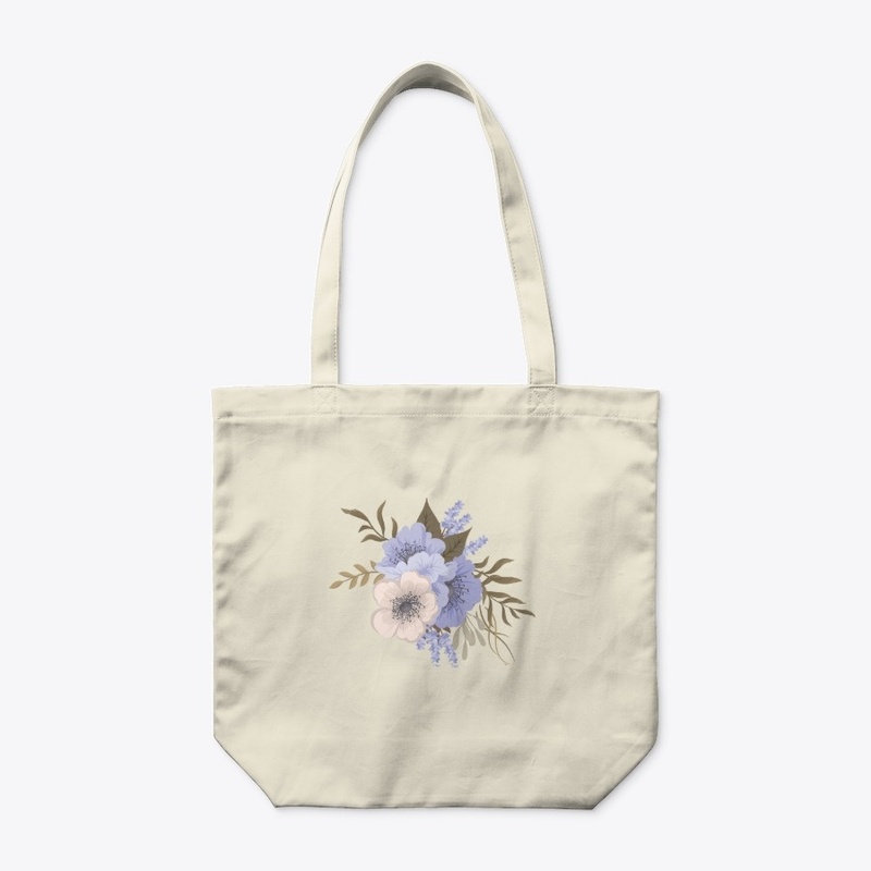 Realistic Blue Flower Design