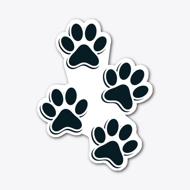 Dog paw print