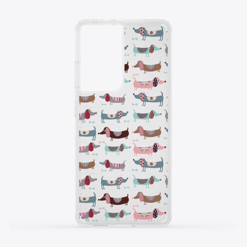 Cute Dachshund Face Mask