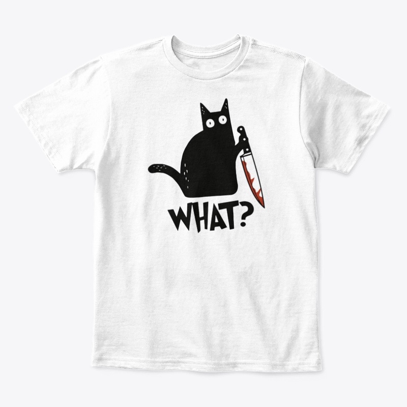 Cat What? Murderous Black Cat With Knife