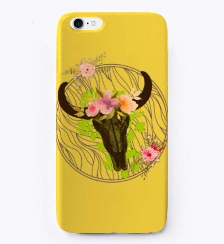 Skull & flowers