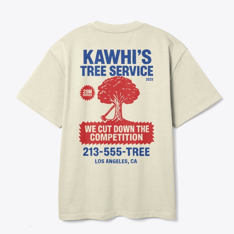 Kawhi’s Tree Service Tee, Shirts, Mug