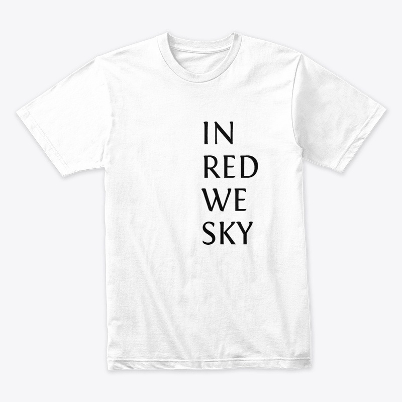 In red we sky