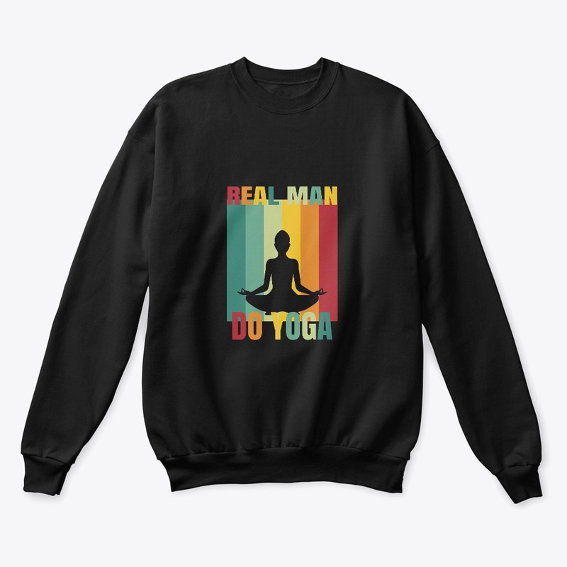 Real Man Do Yoga vector t shirt