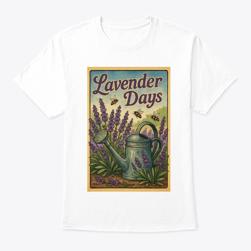 Lavender Days Vintage Art