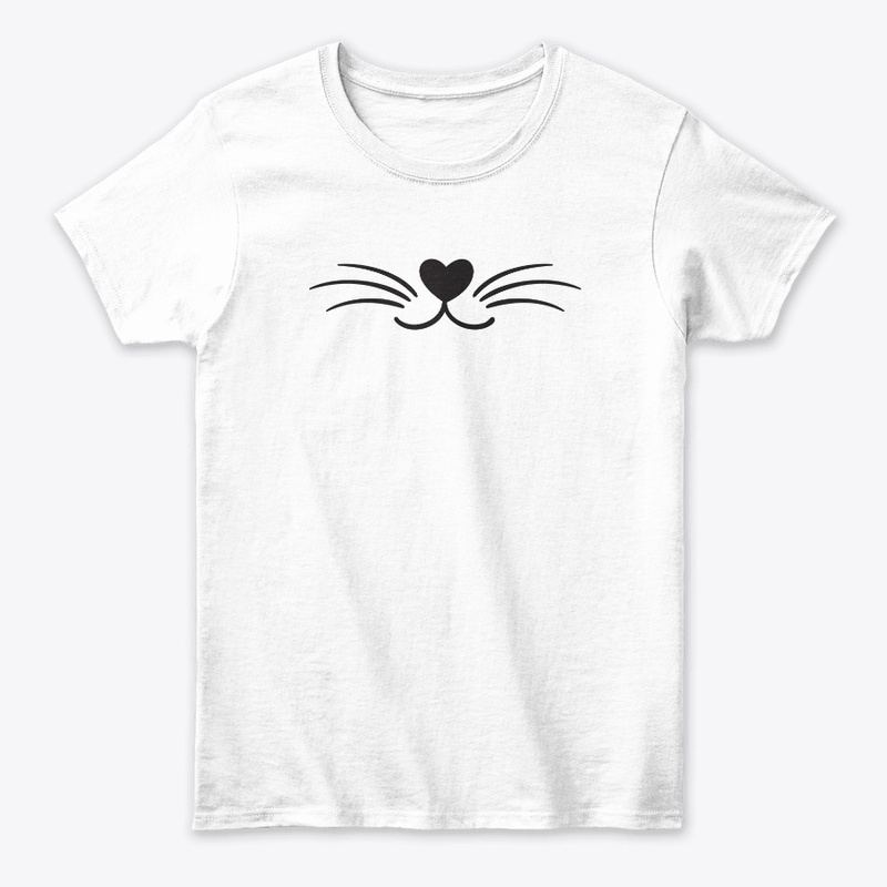 cute cat mustache cat shirt