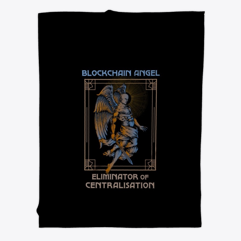 Blockchain Angel Heraldry (black)