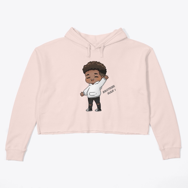Funky Chibi Crop Top Hoodie