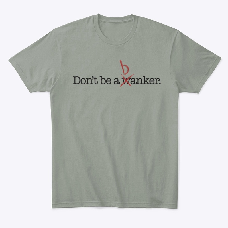 Wanker Banker - funny t-shirt